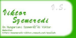 viktor szemeredi business card